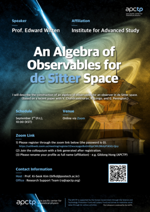 An Algebra of Observables for de Sitter Space.png